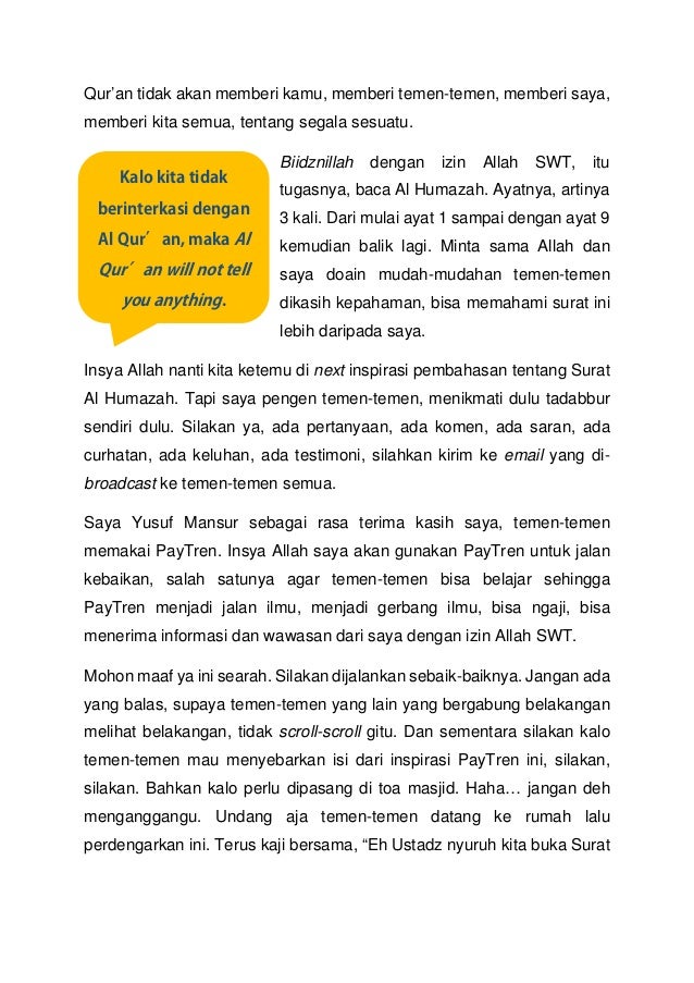 Ebook Ustad Yusuf Mansur